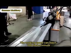 ความเร็วสูง 100 เมตร / นาที Omega U Channel Wall Angle Light Keel Drywall Roll Forming Machine